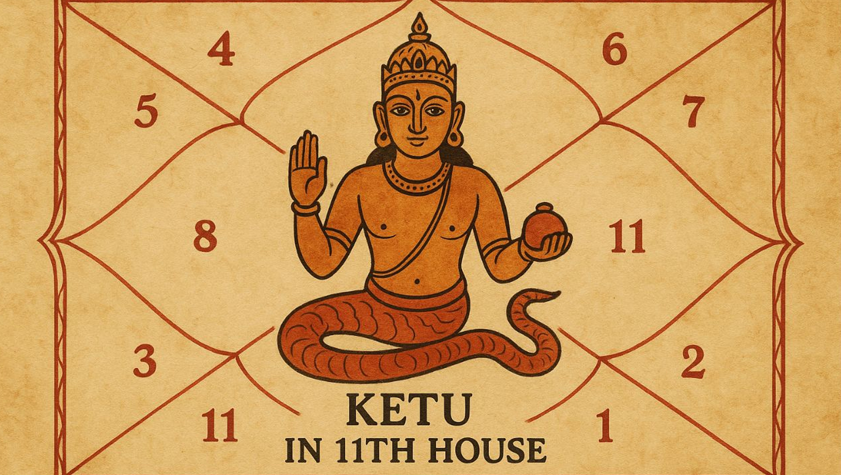 Ketu in 11th House: Path to Success and Friendships oneclickastro
